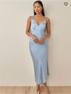 Reformation Daytona Silk Midi Dress ...